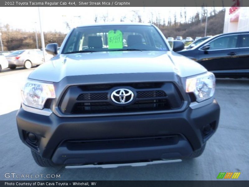 Silver Streak Mica / Graphite 2012 Toyota Tacoma Regular Cab 4x4