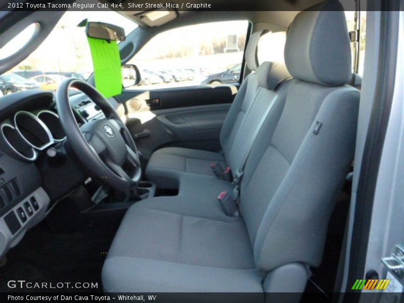 Silver Streak Mica / Graphite 2012 Toyota Tacoma Regular Cab 4x4