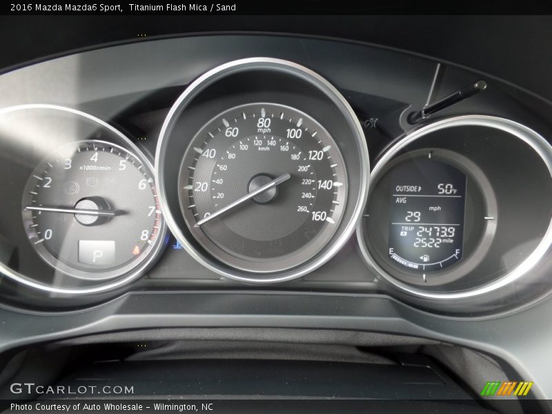 Titanium Flash Mica / Sand 2016 Mazda Mazda6 Sport