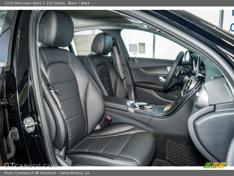 Black / Black 2016 Mercedes-Benz C 300 Sedan