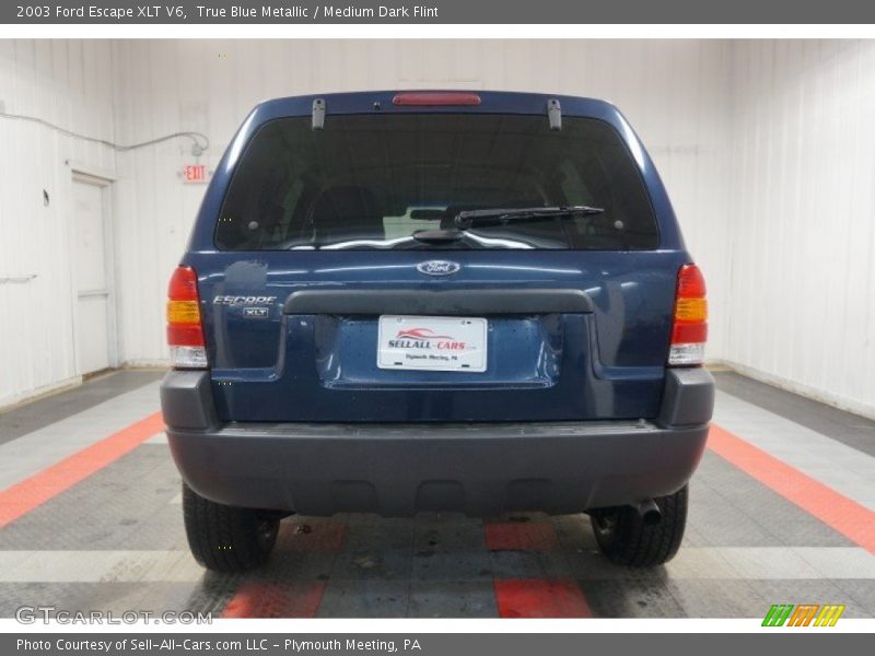 True Blue Metallic / Medium Dark Flint 2003 Ford Escape XLT V6