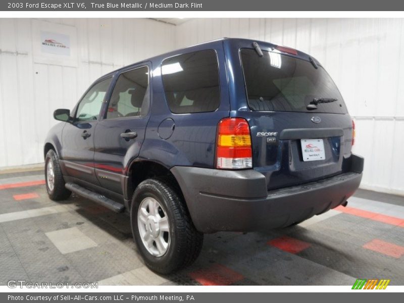 True Blue Metallic / Medium Dark Flint 2003 Ford Escape XLT V6
