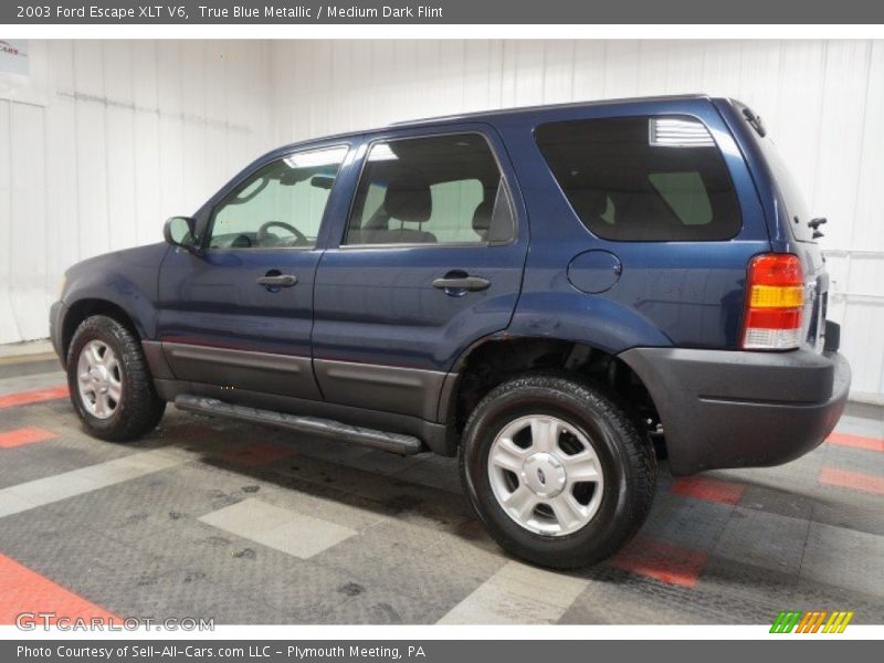 True Blue Metallic / Medium Dark Flint 2003 Ford Escape XLT V6