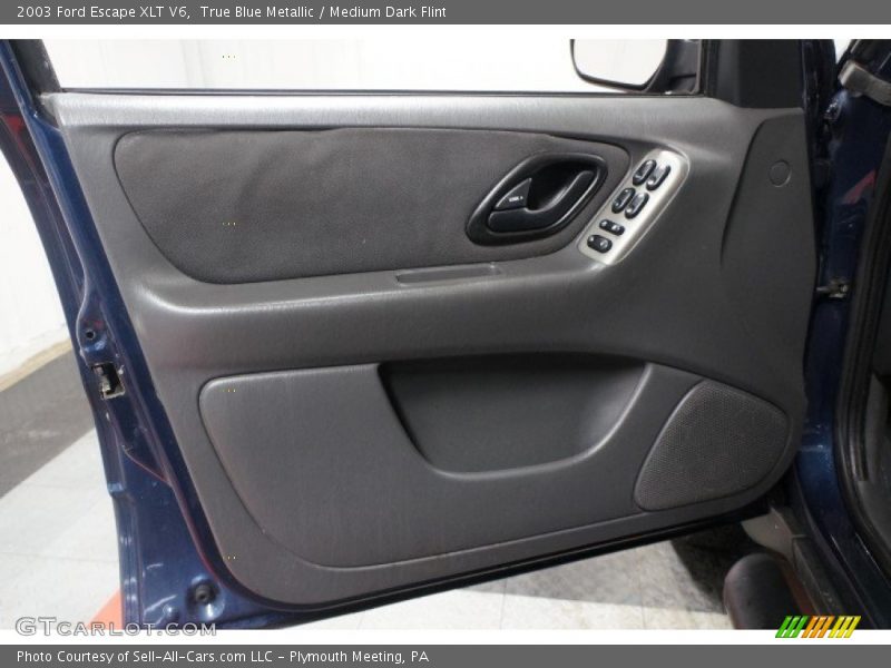 True Blue Metallic / Medium Dark Flint 2003 Ford Escape XLT V6
