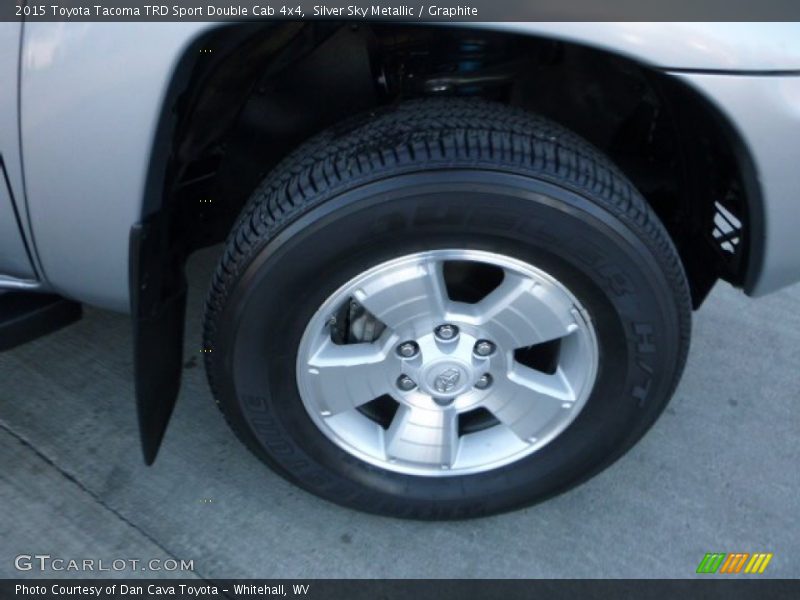 Silver Sky Metallic / Graphite 2015 Toyota Tacoma TRD Sport Double Cab 4x4