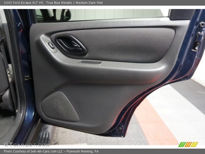 True Blue Metallic / Medium Dark Flint 2003 Ford Escape XLT V6