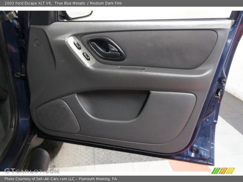 True Blue Metallic / Medium Dark Flint 2003 Ford Escape XLT V6