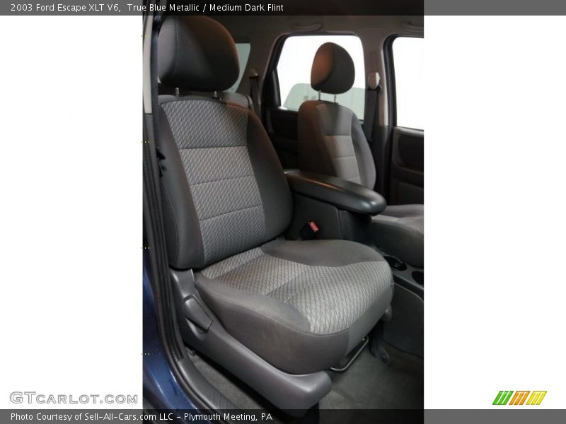 True Blue Metallic / Medium Dark Flint 2003 Ford Escape XLT V6