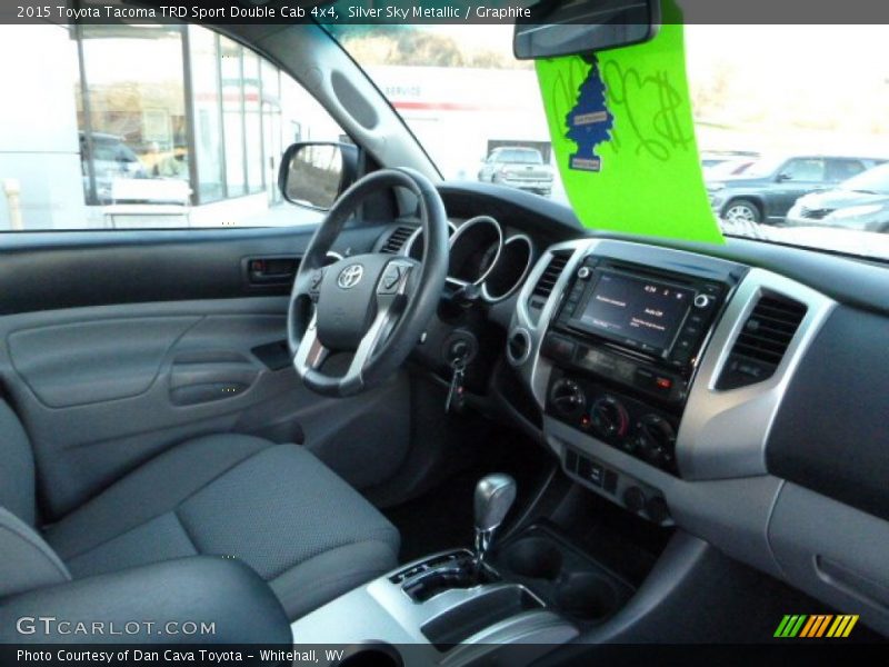 Silver Sky Metallic / Graphite 2015 Toyota Tacoma TRD Sport Double Cab 4x4