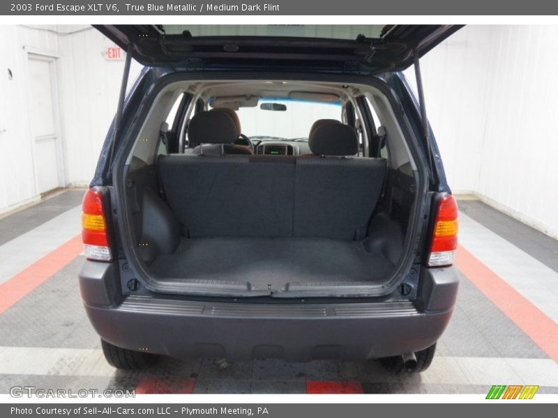 True Blue Metallic / Medium Dark Flint 2003 Ford Escape XLT V6
