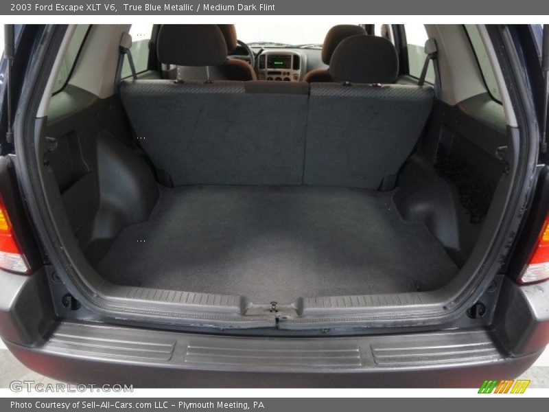 True Blue Metallic / Medium Dark Flint 2003 Ford Escape XLT V6