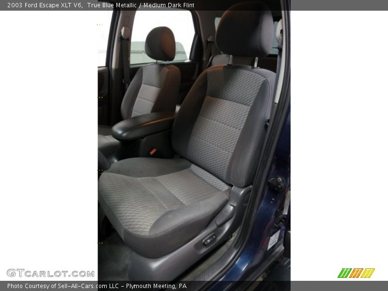 True Blue Metallic / Medium Dark Flint 2003 Ford Escape XLT V6