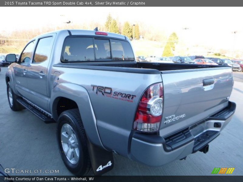 Silver Sky Metallic / Graphite 2015 Toyota Tacoma TRD Sport Double Cab 4x4