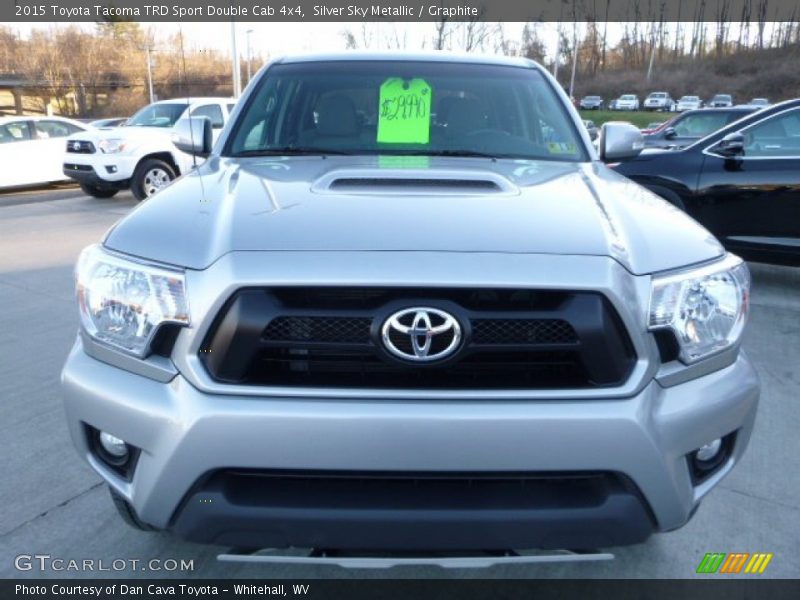 Silver Sky Metallic / Graphite 2015 Toyota Tacoma TRD Sport Double Cab 4x4