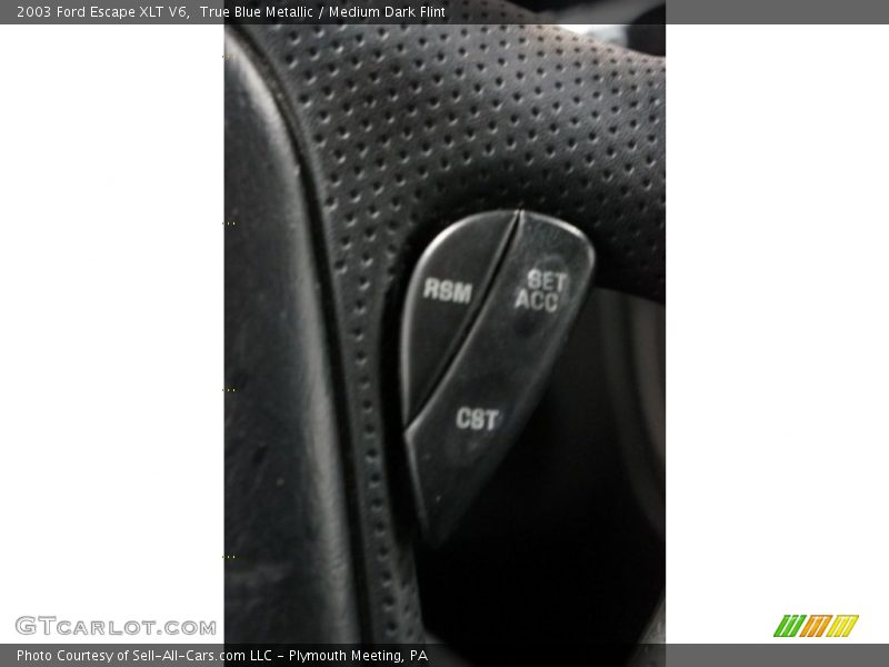 True Blue Metallic / Medium Dark Flint 2003 Ford Escape XLT V6