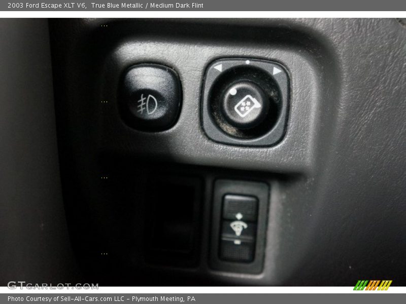 True Blue Metallic / Medium Dark Flint 2003 Ford Escape XLT V6