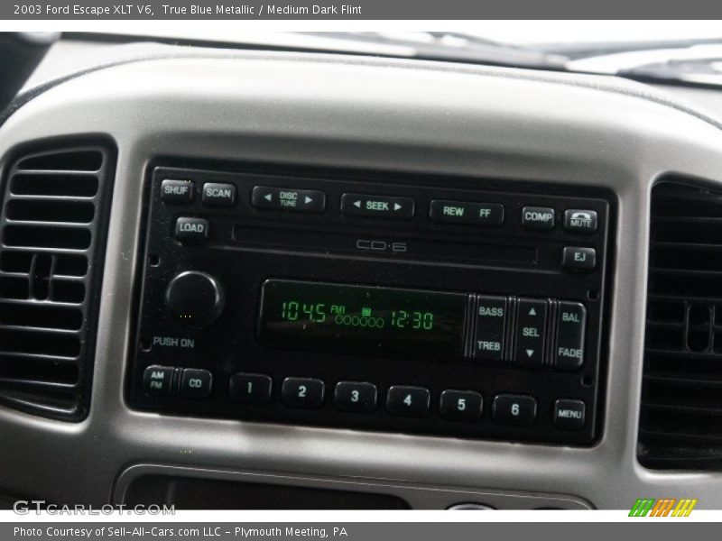 True Blue Metallic / Medium Dark Flint 2003 Ford Escape XLT V6