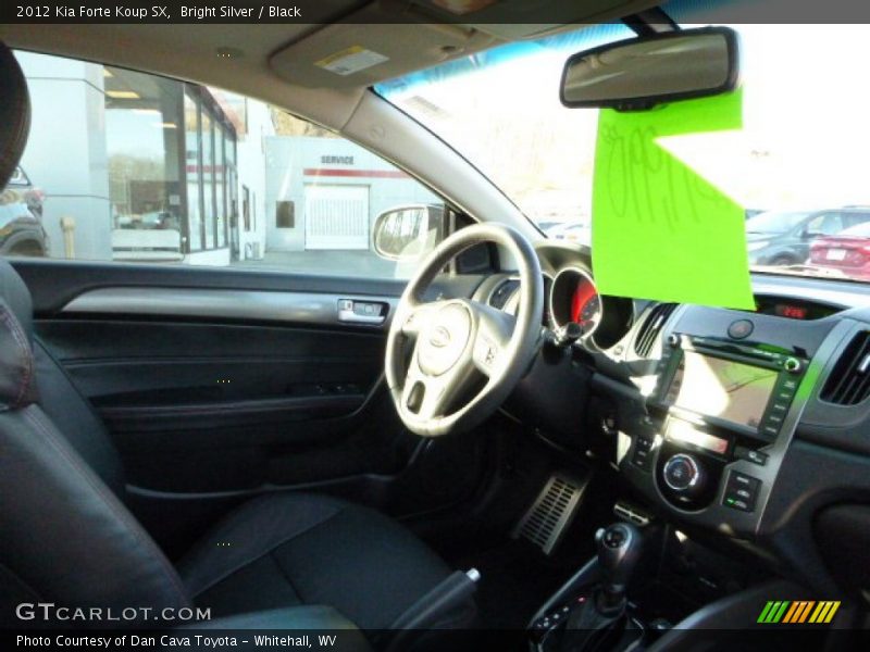Bright Silver / Black 2012 Kia Forte Koup SX