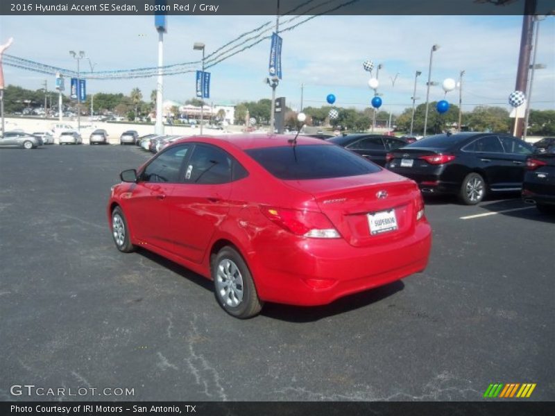 Boston Red / Gray 2016 Hyundai Accent SE Sedan