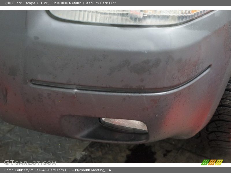 True Blue Metallic / Medium Dark Flint 2003 Ford Escape XLT V6