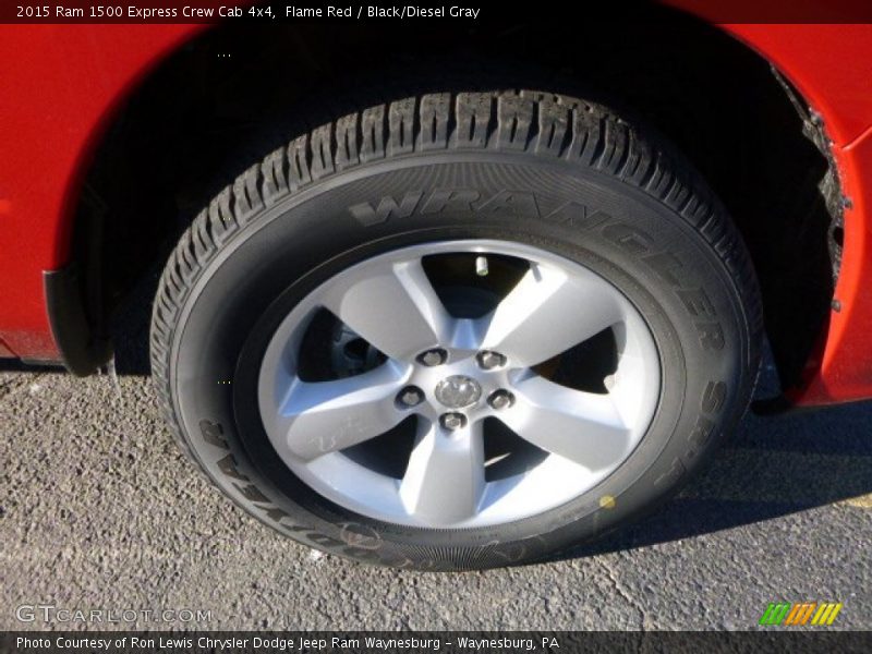 Flame Red / Black/Diesel Gray 2015 Ram 1500 Express Crew Cab 4x4