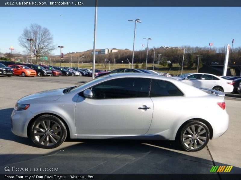 Bright Silver / Black 2012 Kia Forte Koup SX