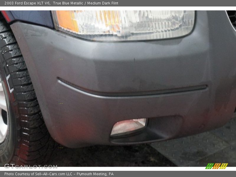 True Blue Metallic / Medium Dark Flint 2003 Ford Escape XLT V6