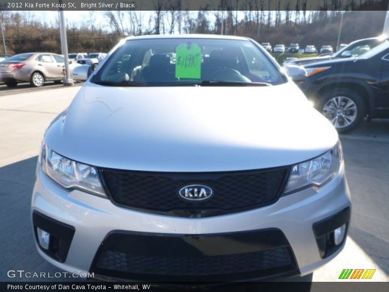 Bright Silver / Black 2012 Kia Forte Koup SX