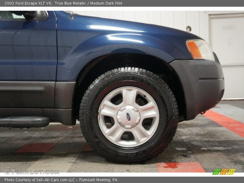 True Blue Metallic / Medium Dark Flint 2003 Ford Escape XLT V6