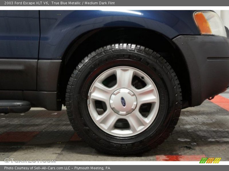 True Blue Metallic / Medium Dark Flint 2003 Ford Escape XLT V6