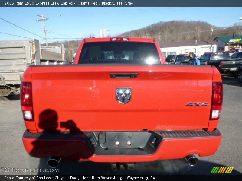 Flame Red / Black/Diesel Gray 2015 Ram 1500 Express Crew Cab 4x4