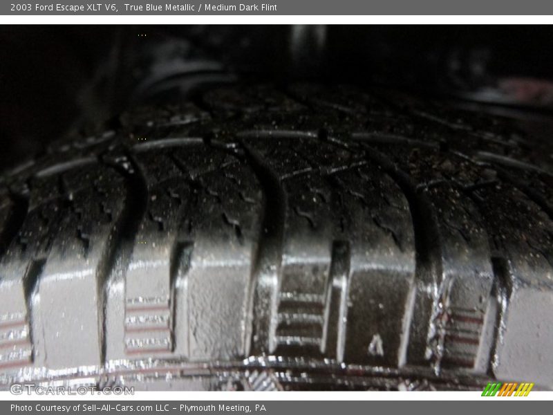 True Blue Metallic / Medium Dark Flint 2003 Ford Escape XLT V6