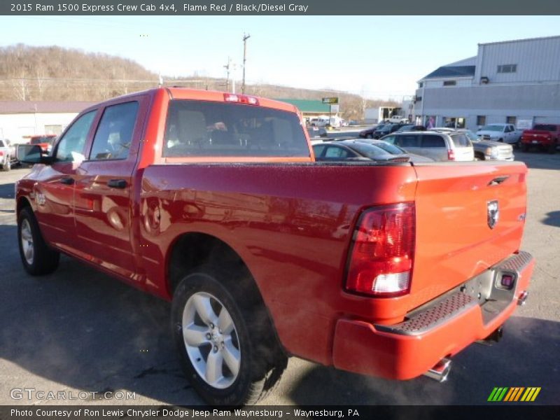 Flame Red / Black/Diesel Gray 2015 Ram 1500 Express Crew Cab 4x4