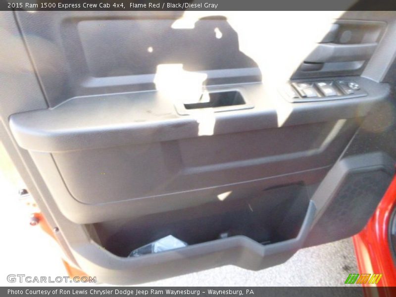 Flame Red / Black/Diesel Gray 2015 Ram 1500 Express Crew Cab 4x4