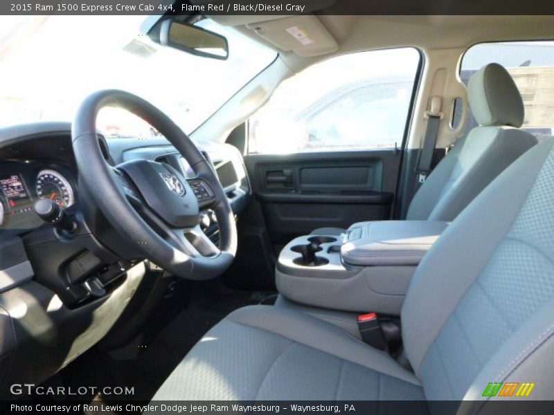 Flame Red / Black/Diesel Gray 2015 Ram 1500 Express Crew Cab 4x4