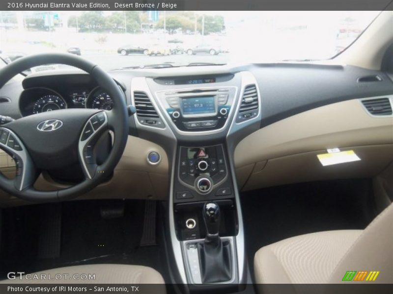 Desert Bronze / Beige 2016 Hyundai Elantra Value Edition