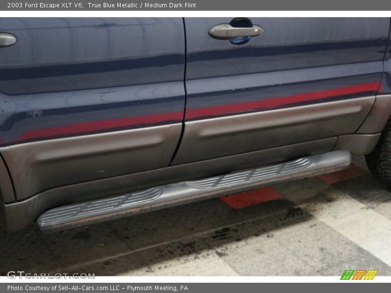 True Blue Metallic / Medium Dark Flint 2003 Ford Escape XLT V6