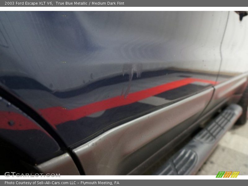 True Blue Metallic / Medium Dark Flint 2003 Ford Escape XLT V6