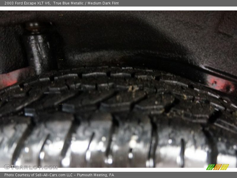 True Blue Metallic / Medium Dark Flint 2003 Ford Escape XLT V6
