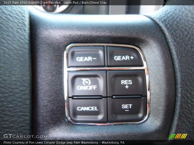 Flame Red / Black/Diesel Gray 2015 Ram 1500 Express Crew Cab 4x4