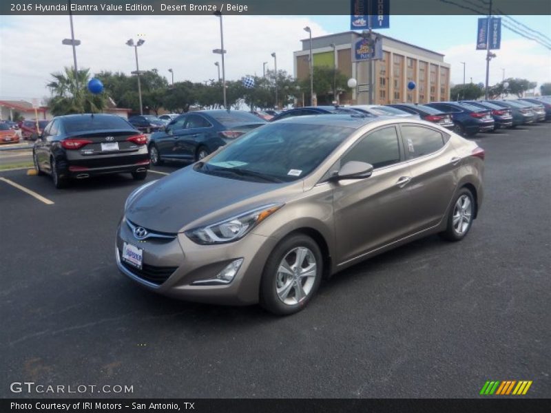 Desert Bronze / Beige 2016 Hyundai Elantra Value Edition