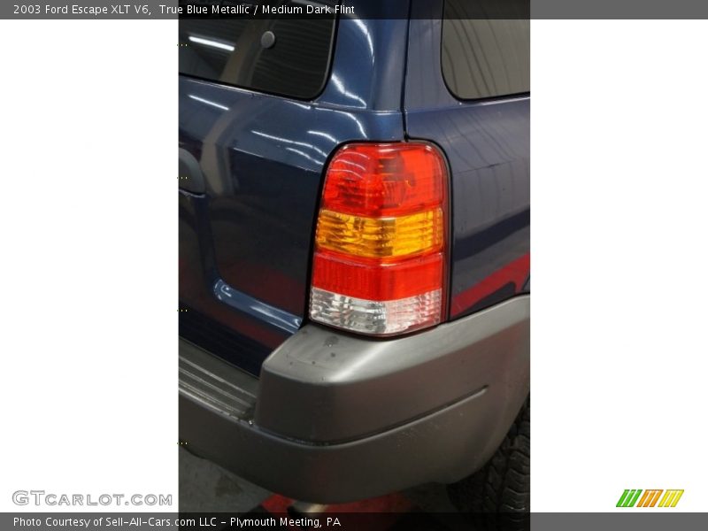 True Blue Metallic / Medium Dark Flint 2003 Ford Escape XLT V6