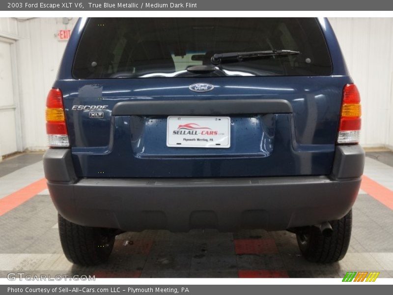 True Blue Metallic / Medium Dark Flint 2003 Ford Escape XLT V6