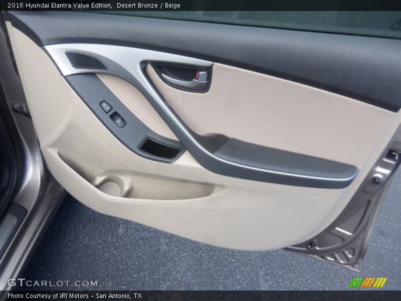 Desert Bronze / Beige 2016 Hyundai Elantra Value Edition