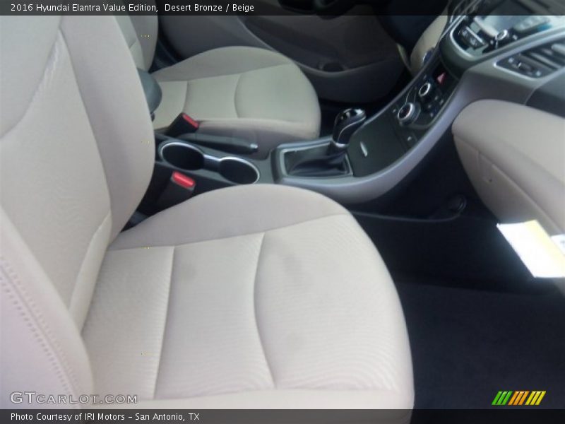 Desert Bronze / Beige 2016 Hyundai Elantra Value Edition