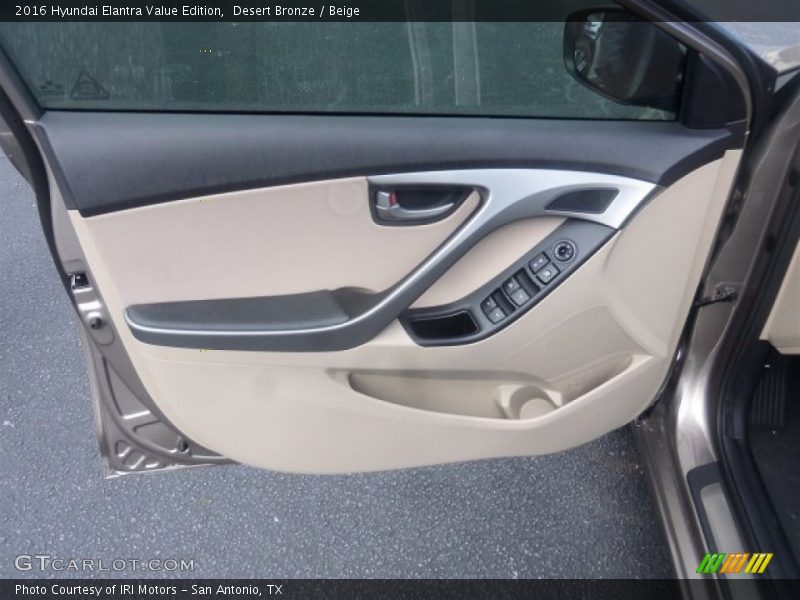 Desert Bronze / Beige 2016 Hyundai Elantra Value Edition