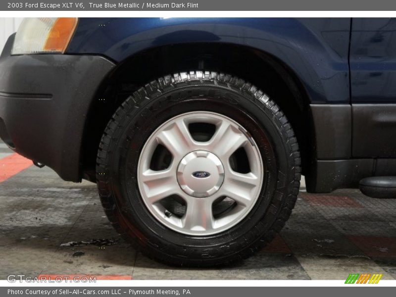 True Blue Metallic / Medium Dark Flint 2003 Ford Escape XLT V6