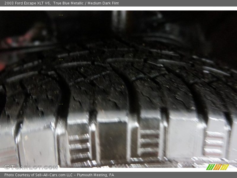 True Blue Metallic / Medium Dark Flint 2003 Ford Escape XLT V6