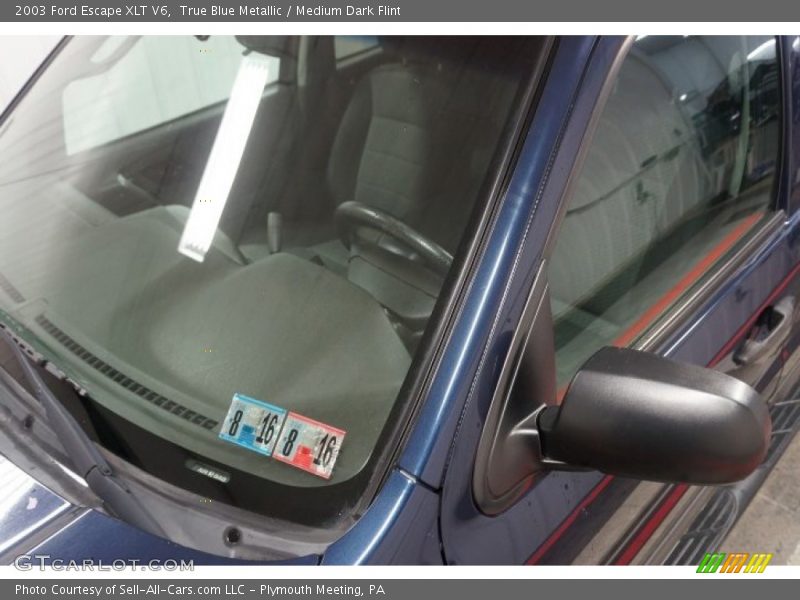 True Blue Metallic / Medium Dark Flint 2003 Ford Escape XLT V6