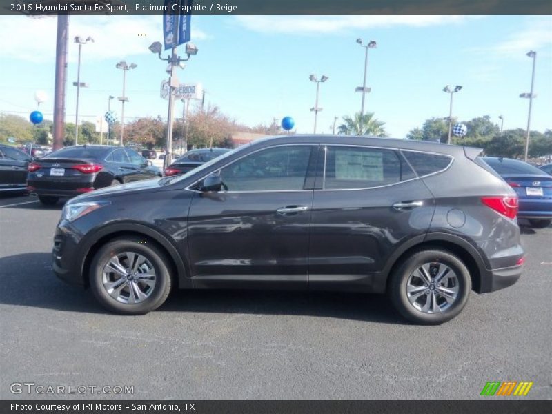 Platinum Graphite / Beige 2016 Hyundai Santa Fe Sport